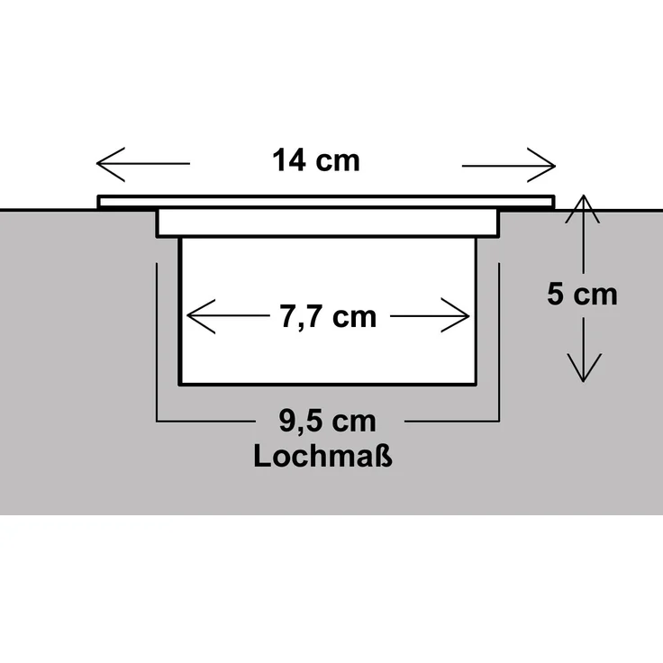 Solar LED Bodeneinbaustrahler 4er SET für Außen, Edelstahl rund Ø14cm IP67 – Bild 9