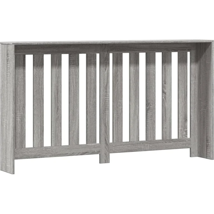 vidaXL Heizkörperverkleidung Grau Sonoma 149x20x82 cm Holzwerkstoff 852749 – Bild 4