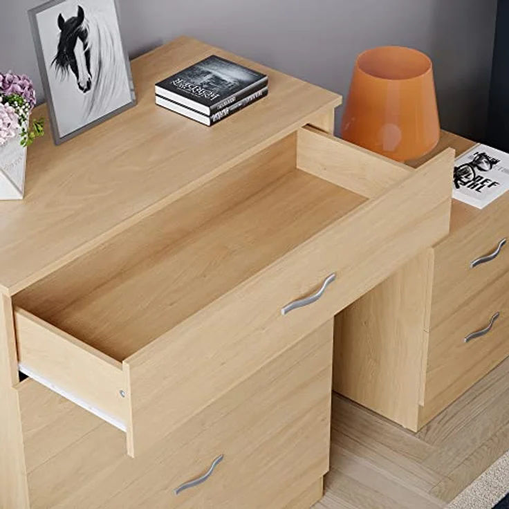 Vida Designs Riano Kommoden & Sideboards, Mitteldichte Holzfaserplatte, Pinnie, Standard – Bild 7