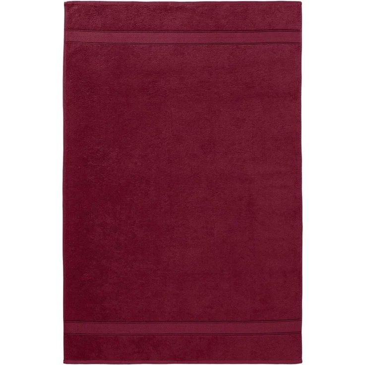 BettwarenShop Handtuch Serie Essential|Badetuch 100x150 cm| bordeaux