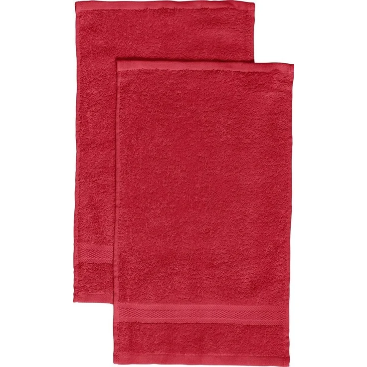 REDBEST Gästehandtuch Gästetuch "Chicago" 2er-Pack, Frottier (2-St), Walk-Frottier Uni – Bild 2