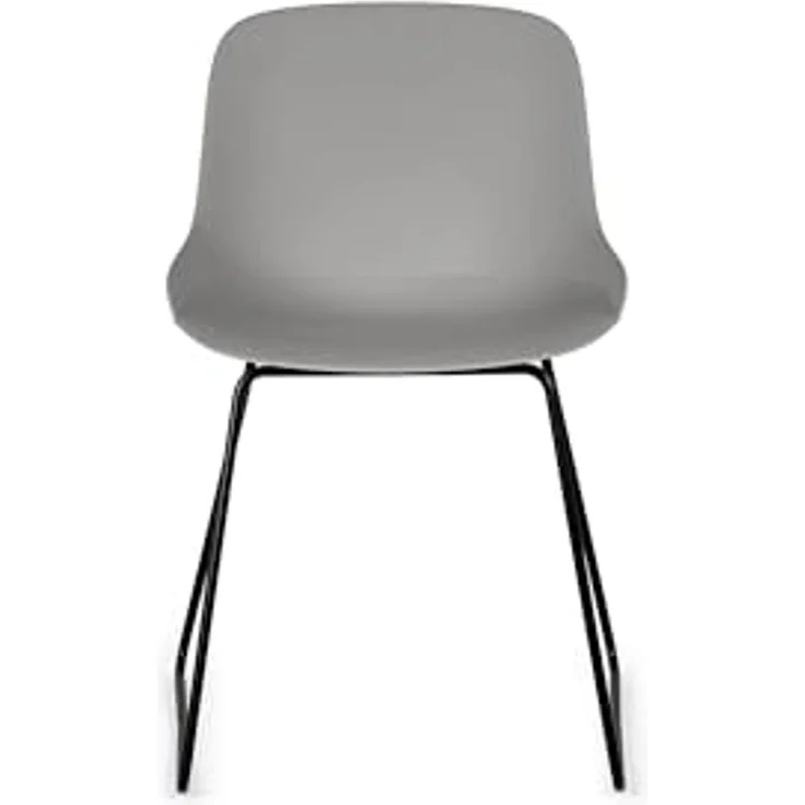 Julian Bowen 2er-Set Rocco-Stühle, Hellgrau, Polypropylen, 80 x 49 x 51,5 cm – Bild 5