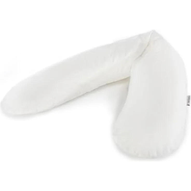 Theraline Stillkissen 190cm inkl. Bezug weiß Polyesterhohlfaser – Bild 1