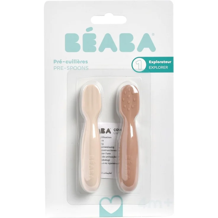 Beaba Übungslöffel - Clay & Praline - 2 Stück Clay – Bild 8