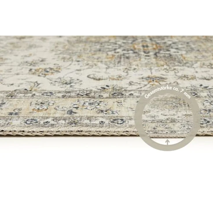 LUXOR living Teppich Prima 3, rechteckig, Höhe: 7 mm, Kurzflor, Orient-Optik, Vintage Design, auch als Läufer erhältlich – Bild 4