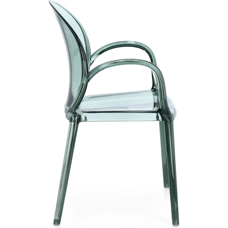 Gartenstuhl Allican 4er-Set Kunststoff, modern mit Armlehne, stapelbar, mint – für Innen und Außen – Bild 5