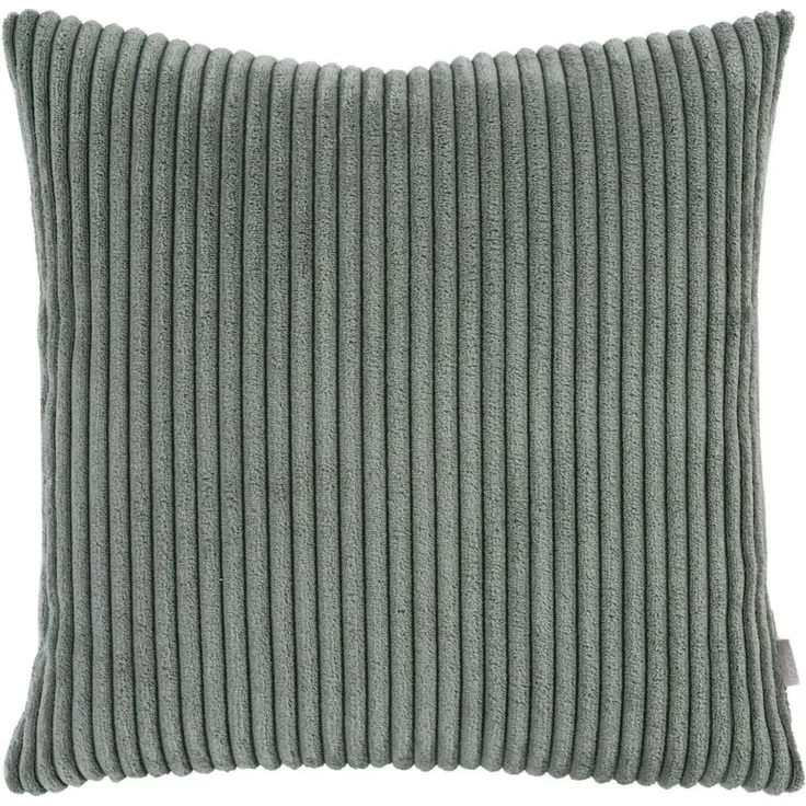 Kissenhülle King 60x60 cm - Moderne Cord-Optik Grau