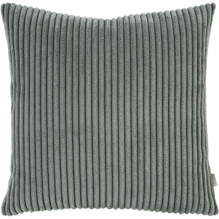 Kissenhülle King 60x60 cm - Moderne Cord-Optik Grau