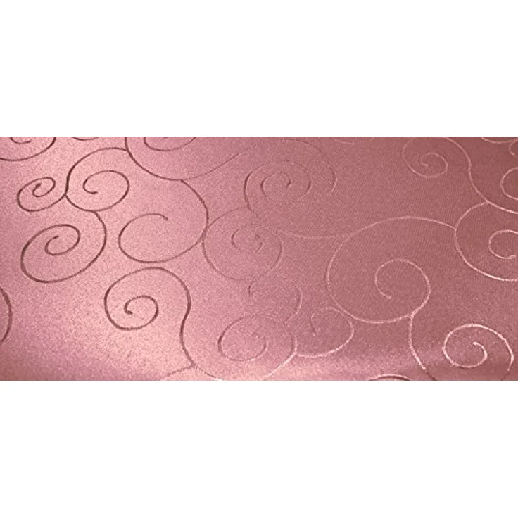 Haus und Deko Tischdecke Tischdecke rund 160 cm Durchmensser damast Ornamente bügelfrei flecke (1-tlg) – Bild 1