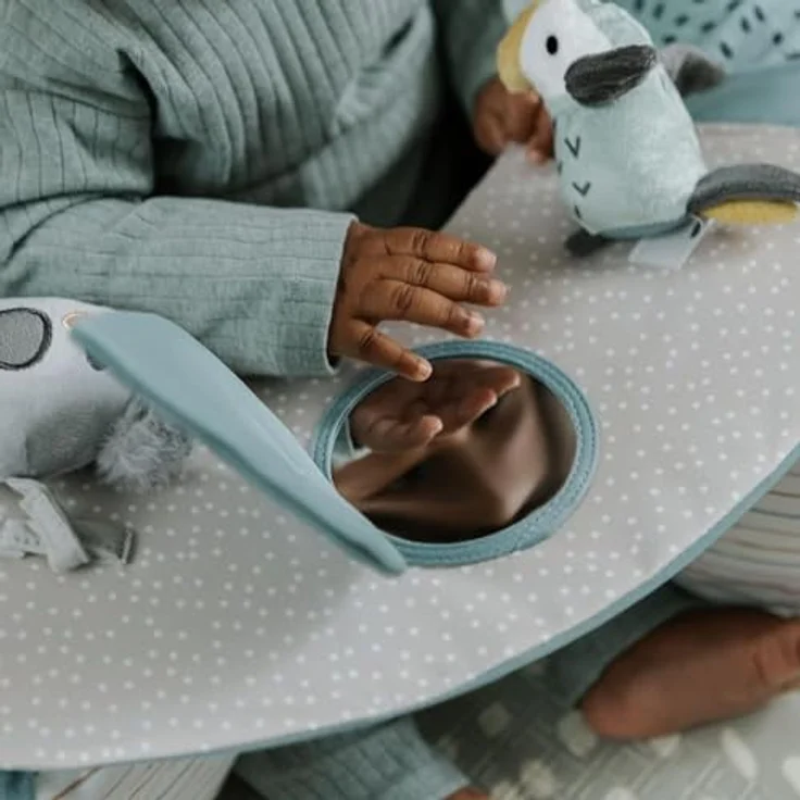 Nuby Kinderhocker Pinguin, mit praktischem Tablett und Spielzeug – Bild 7