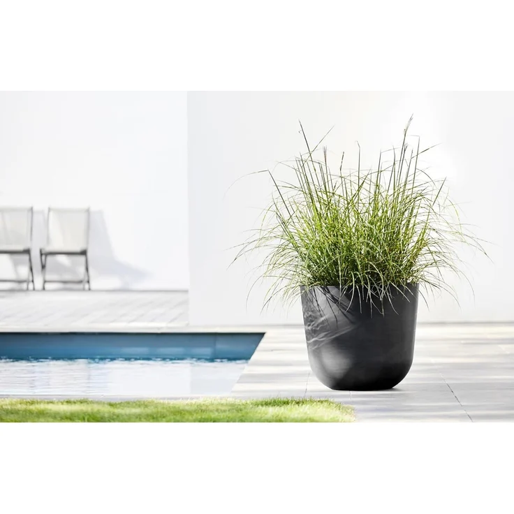 Ecopots Pflanztopf Oslo Ø 45 x 39,4 cm dunkelgrau – Bild 4