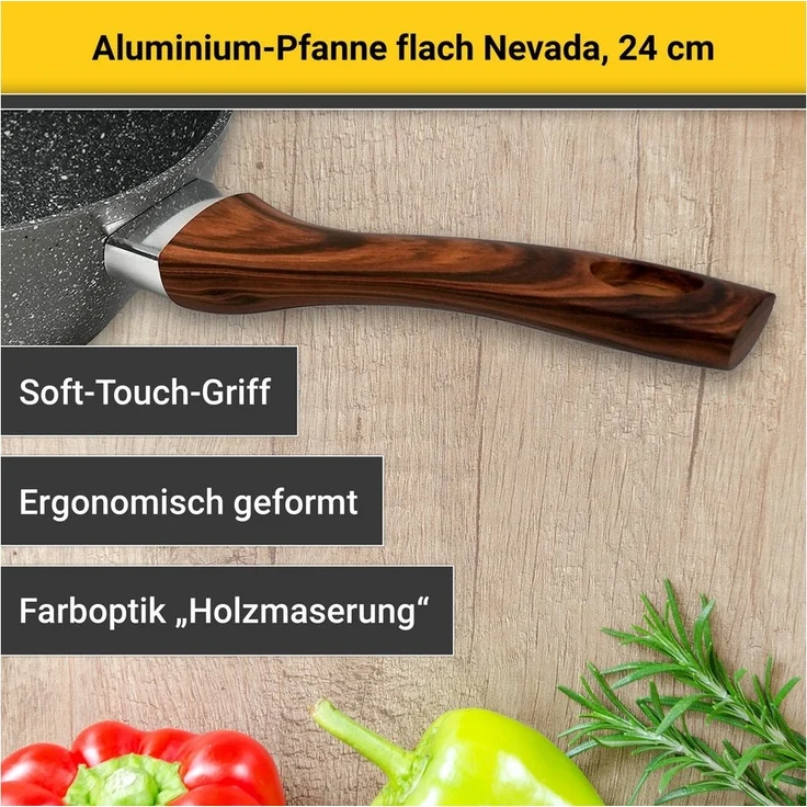 Aluminiumpfanne NEVADA 24 cm / Pfanne / Bratpfanne / Karl Krüger – Bild 3