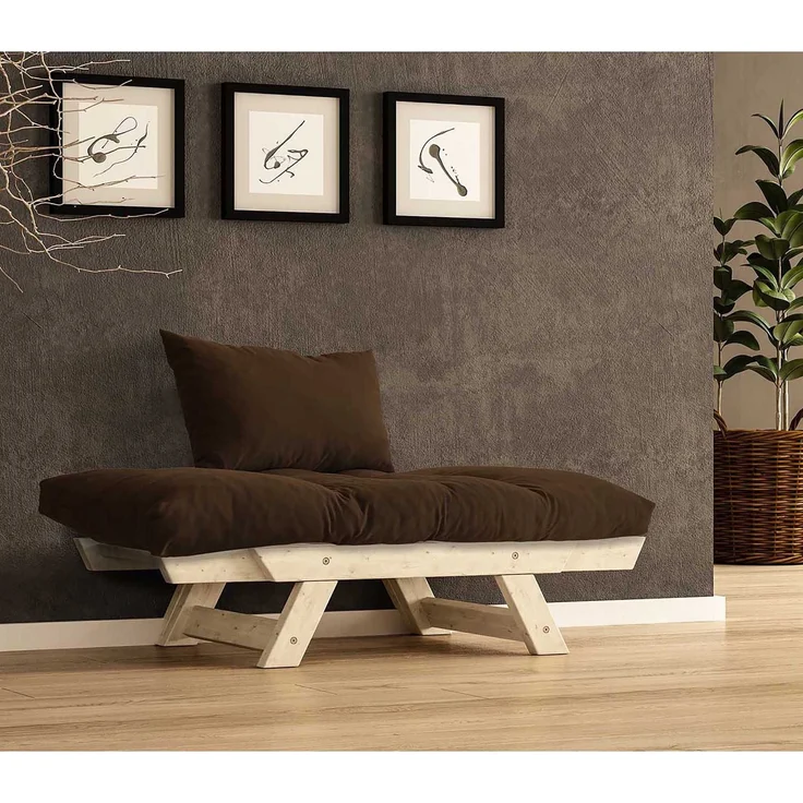 Skye Decor 'CPT8144-140' Garten-Sessel, Natur / Braun, 108-140 x 75 cm – Bild 3