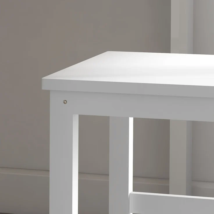 Esszimmerstühle, 2er-Set Küchenstuhl, Essstuhl mit Rückenlehne, Wohnzimmerstuhl, bis 120 kg belastbar, Kiefernholz, Weiß--Weiß--38.5x47.5x99cm--YOUDENOVA – Bild 8