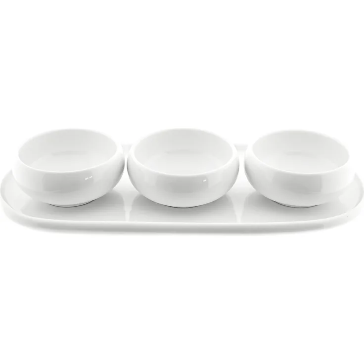 Snackschalen-Set Belicia Servierteller mit 3 Schalen