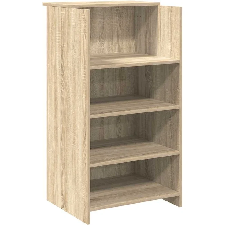 vidaXL Empfangstresen Sonoma-Eiche 55 x 50 x 103,5 cm Holzwerkstoff 859017 – Bild 1