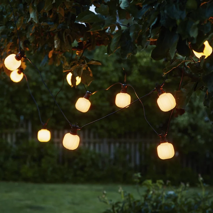 LED Outdoor-Lichterkette ,Circus Maxi', Netzbetrieb, warmweiß, matt, 5m – Bild 3