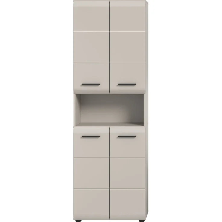 Ice Badschrank hoch in Kaschmir Nachbildung matt – Bild 2