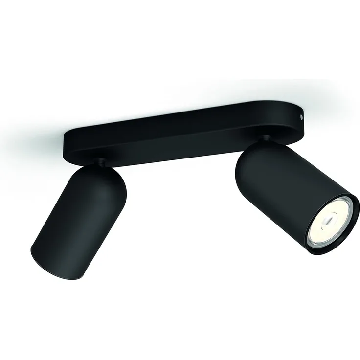 Philips PONGEE bar/tube black 2xNW