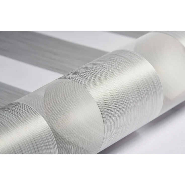 Doppelrollo Doppelrollo Tilda, SCHÖNER WOHNEN-Kollektion, transparent, mit Bohren/ohne Bohren, freihängend, Klemmfix, geklemmt, silberne oder weiße Rollo-Technik – Bild 3