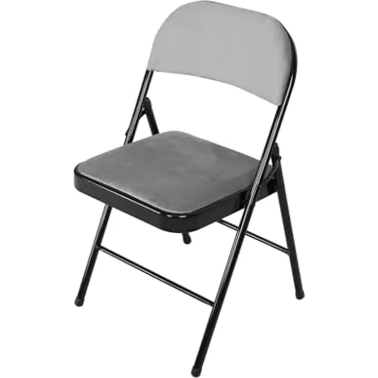 HTI-Living Stuhl Klappstuhl Velvet Gestell Schwarz (Stück, 1 St), Küchenstuhl Campingstuhl Bestuhlung Events