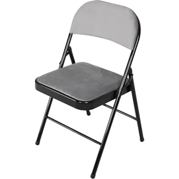 HTI-Living Stuhl Klappstuhl Velvet Gestell Schwarz (Stück, 1 St), Küchenstuhl Campingstuhl Bestuhlung Events – Bild 1