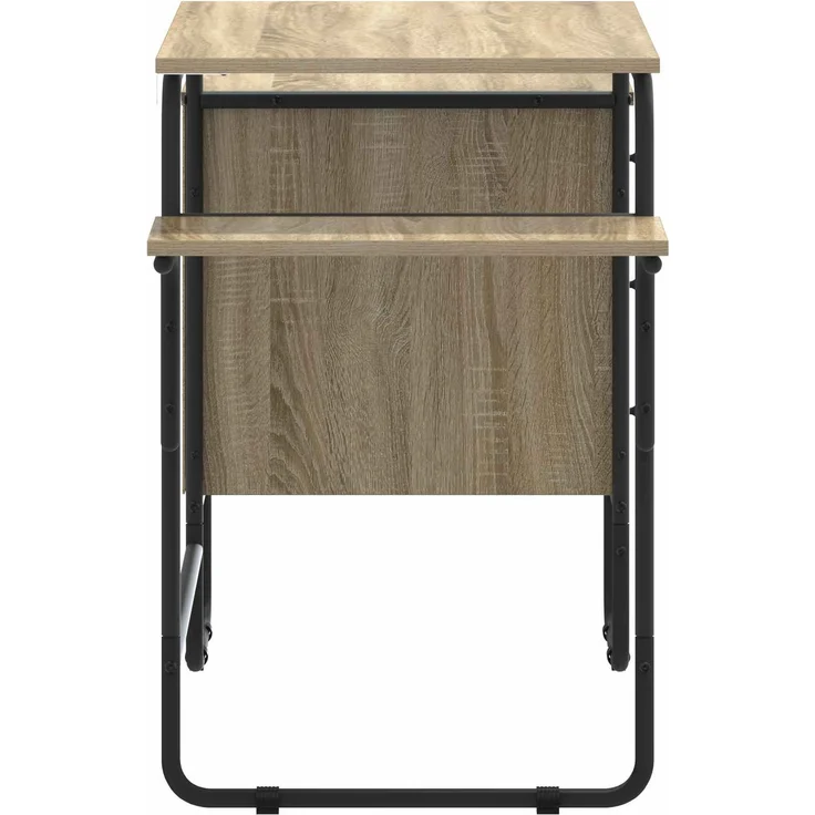 vidaXL Schreibtisch mit Stauraum Sonoma-Eiche 120 x 50 x 75 cm 8007997 – Bild 5