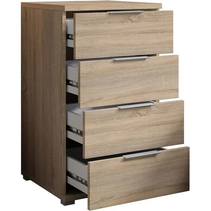 Nachttisch Svenja / Smilla, Holzwerkstoff, Holzfarben, 46 x 79 x 42 cm – Bild 4