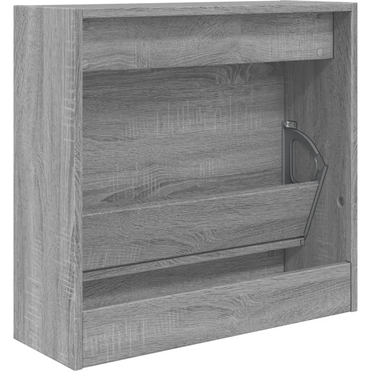 vidaXL Schuhregal Grau Sonoma 60x21x57 cm Holzwerkstoff 839887 – Bild 6
