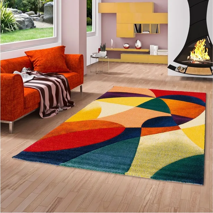 Pergamon Designteppich Designer Teppich Maui Modern, Rechteckig, Höhe: 13 mm