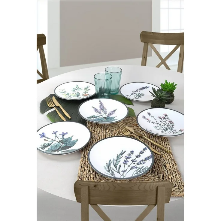 Hermia Concept Teller-Set 100% CERAMIC STONEWARE M1731 (6-tlg)