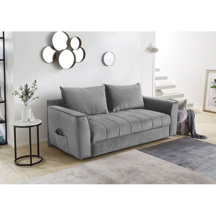 Jockenhöfer Gruppe Schlafsofa Rick, Platzsparendes Sofa mit Gästebettfunktion, Federkernpolsterung – Bild 5