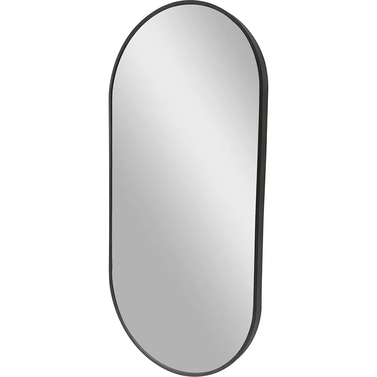 Wandspiegel Corato 40x80cm Schwarz [en. casa]