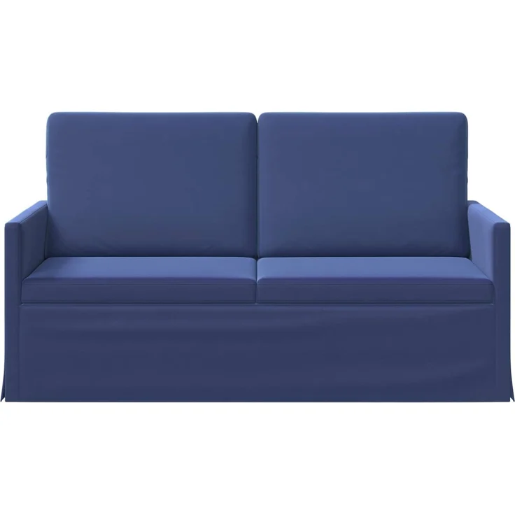 vidaXL 2-Sitzer Sofa Polizeiblau 150 x 81 x 82 cm Samt (V) 42041099 – Bild 2
