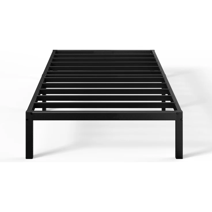 Zinus Elias Bettrahmen 90x190 cm – Höhe 36 cm mit Aufbewahrung unter dem Bett – Plattformbett aus Metall – Schwarz – Bild 6
