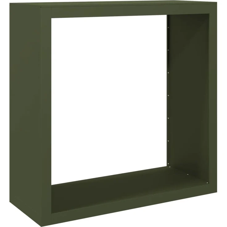 vidaXL Brennholzregal Grün 100x40x100 cm Stahl 850971 – Bild 5