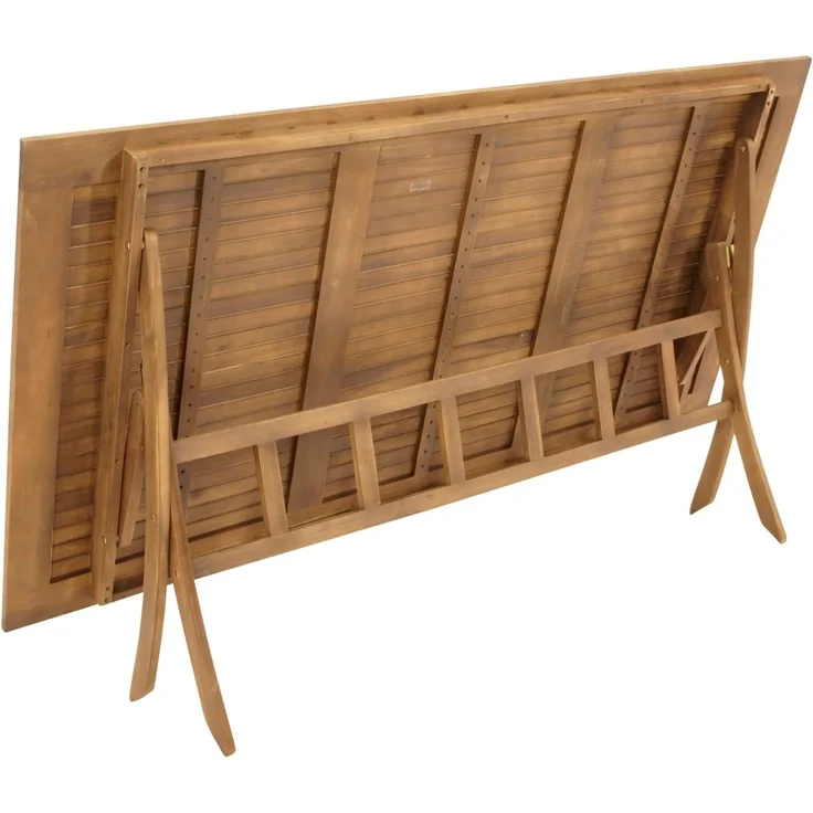 DEGAMO PARAIBA Garten-Klapptisch, Holz Akazie, braun, 200x100cm – Bild 8