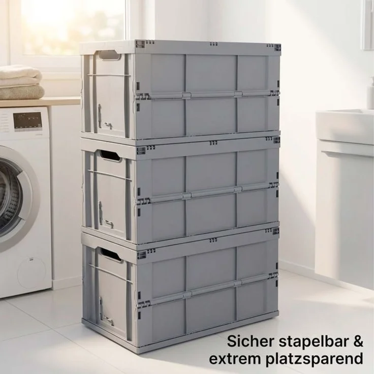 Relaxdays 5 x Klappbox stabil – Bild 6
