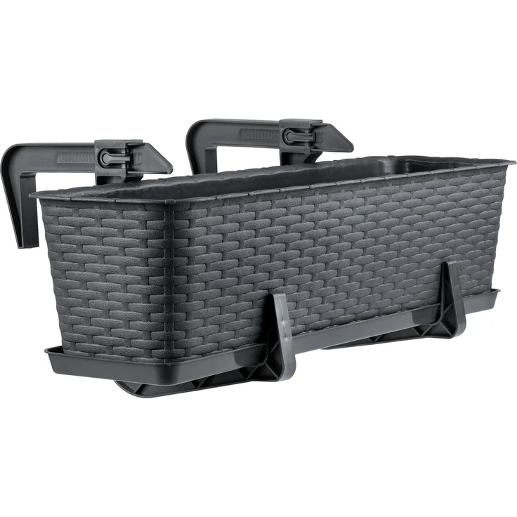 KADAX Blumentopf-Balkon-Pflanzgefäßständer 60 cm Anthrazit – Bild 3
