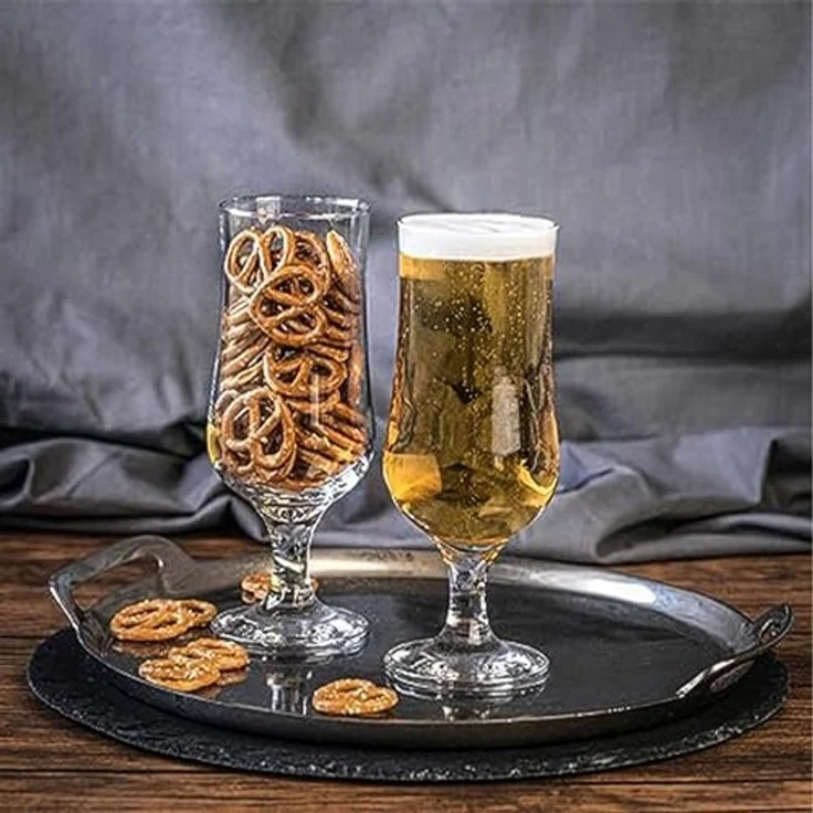 LAV Gläser-Set Nevakar Biergas, 6-tlg, Glas, 6er Set, 385ml, Feiner Glasrand, ideal für Bier, Cider und Mixgetränke – Bild 6