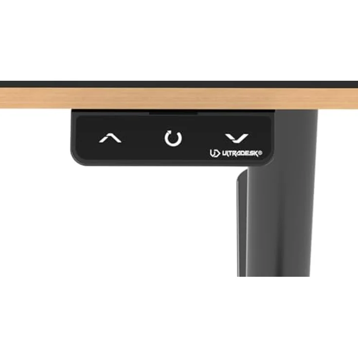 Ultradesk Pulsar Gerade Rechteckige Form MDF-Platten Stahl Gaming Schwarz – Bild 8