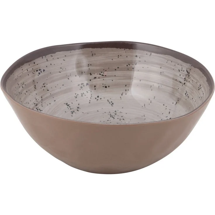 Melamin Geschirr Set 12-teilig beige – Bild 2