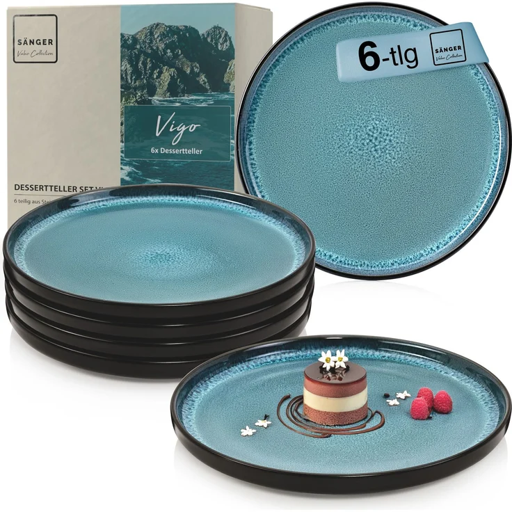 SÄNGER Dessertteller Set Vigo 6 teilig – Bild 1