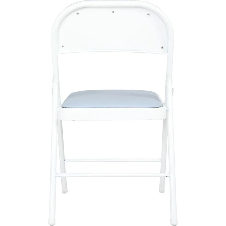 HTI-Living Wedigo Kunstleder Grau-Weiß 6er-Set Klappstuhl – Bild 4