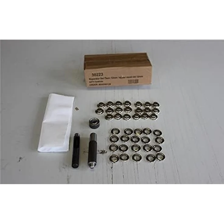 TOOLPORT Reparatur-Set 12mm inkl. 20 Ösen - für Partyzelte, Faltpavillons, Gartenpavillons – Bild 2