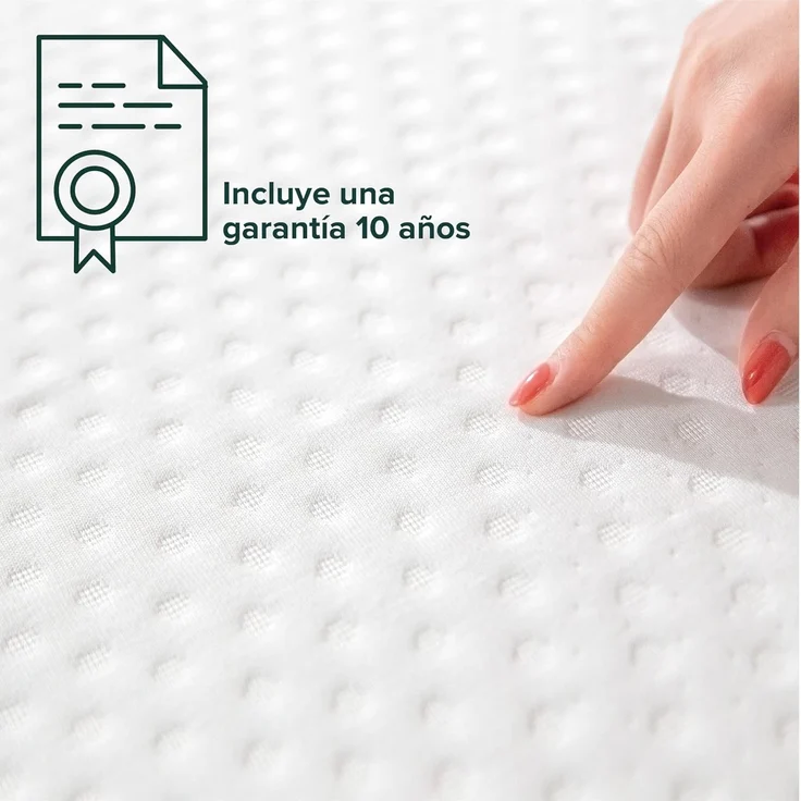 Zinus Essential Memory-Schaum-Matratze mit grünem Tee, anpassbar, 7 Zonen, 150x190 cm, Höhe 25 cm, günstig, Öko-Tex – Bild 7