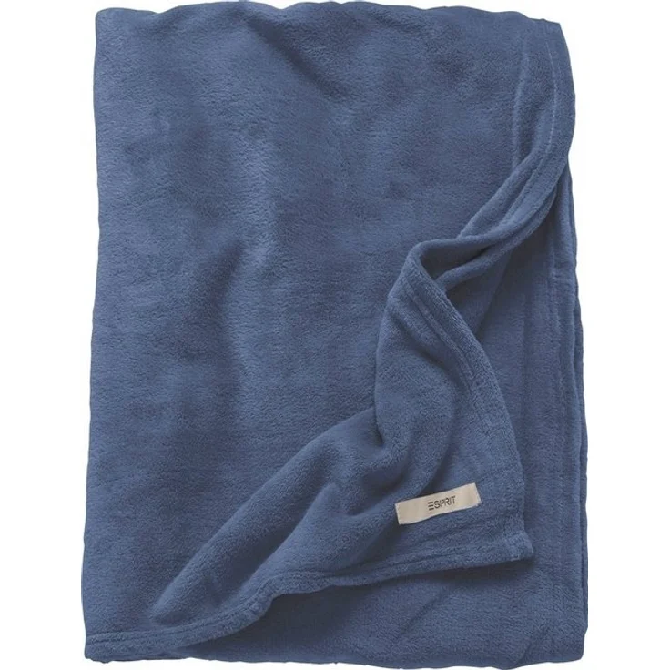 ESPRIT Mellow Kuscheldecke, Polyester navy, 150 x 200 cm – Bild 2