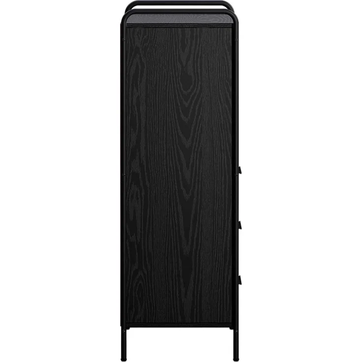 vidaXL Badezimmerschrank Schwarz Eichen-Optik 40 x 36 x 109,5 cm 8014046 – Bild 5