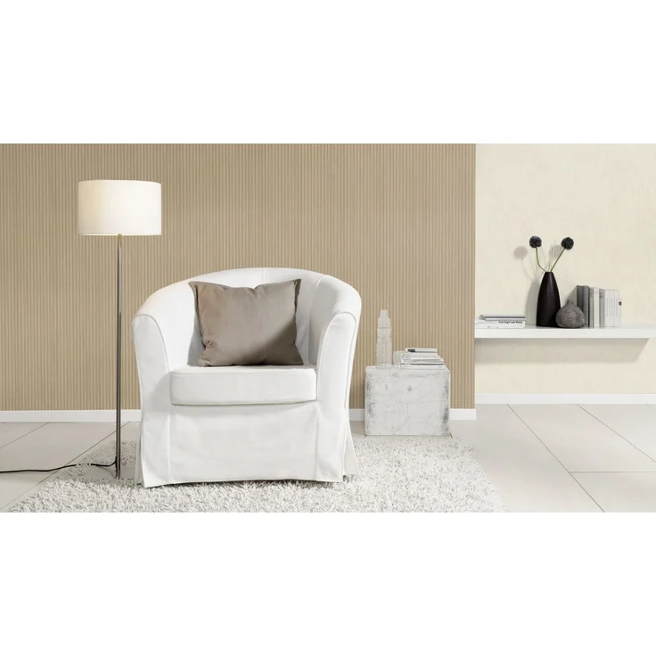 Schöner Wohnen Vliestapete Akustikpaneele hellbraun 10,05 x 0,53 m – Bild 5