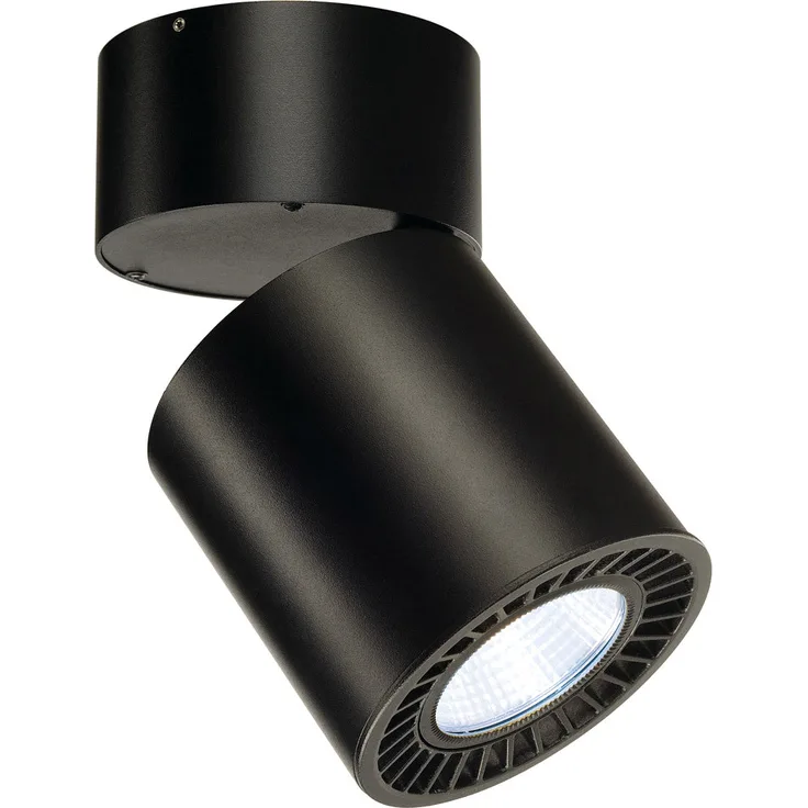 SLV SUPROS Deckenleuchte, LED, 4000K, schwarz, 4000lm, 33,5W - Wand- und Deckenleuchten